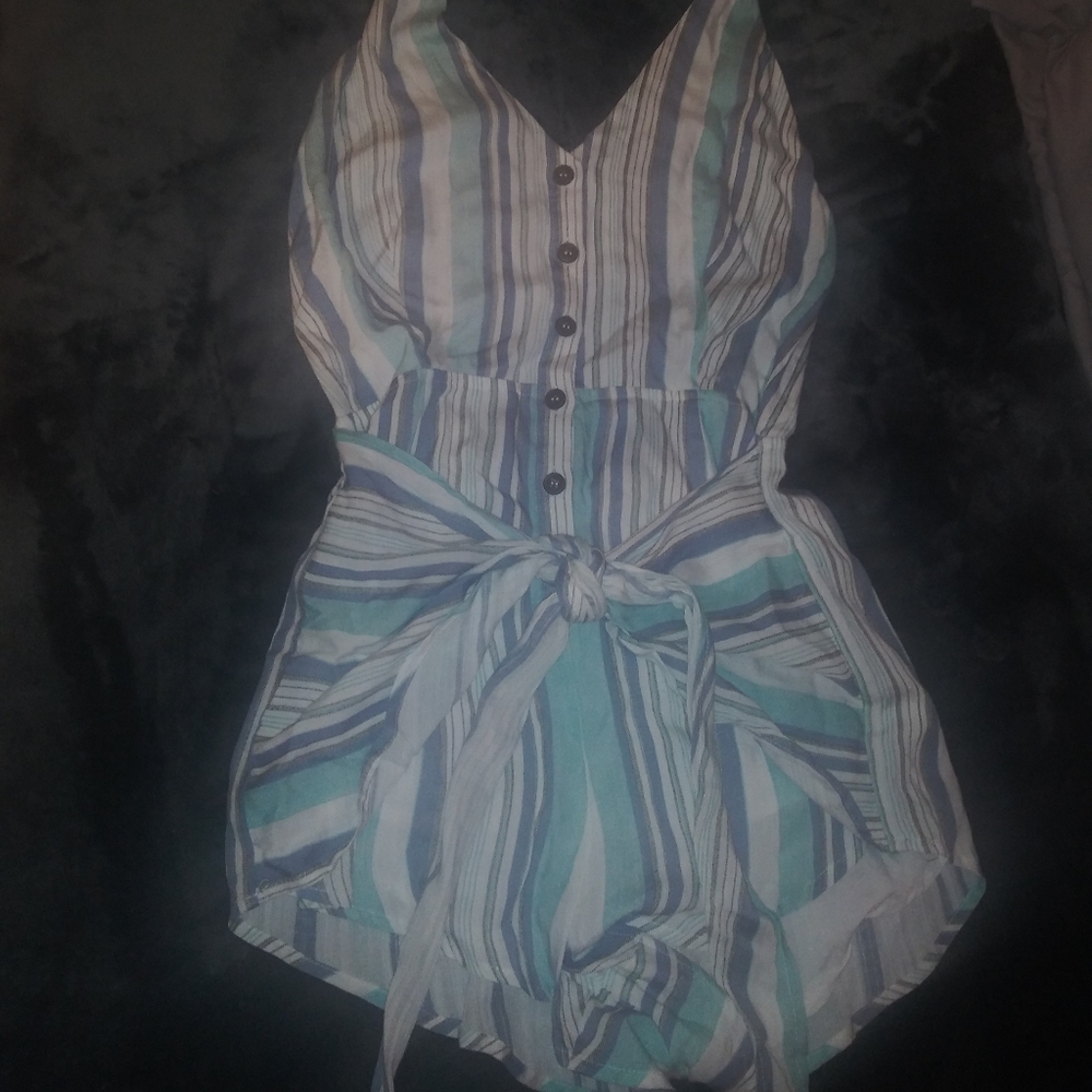 Blue Romper